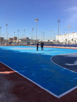 Actuación en infraestructura deportiva en Sevilla