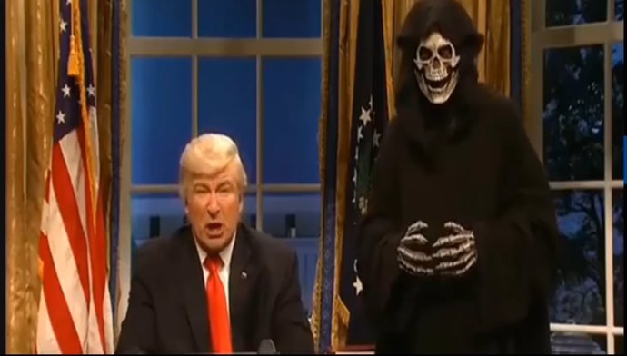 Alec Baldwin como Donald Trump en SNL