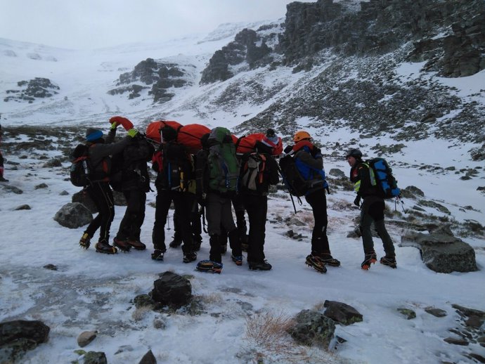 Rescatada una mujer herida cuando practicaba montañismo en el Moncayo