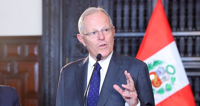 El presidente de Perú, Pedro Pablo Kuczyinski