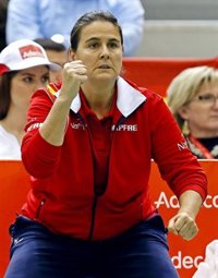 Conchita Martínez: "Ha sido una serie muy sufrida y todas lo van a ser"