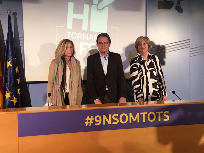 Joana Ortega, Artur Mas i Irene Rigau