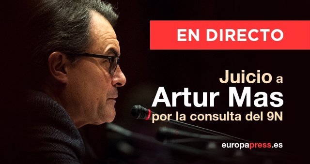 Juicio a Artur Mas por la consulta del 9N