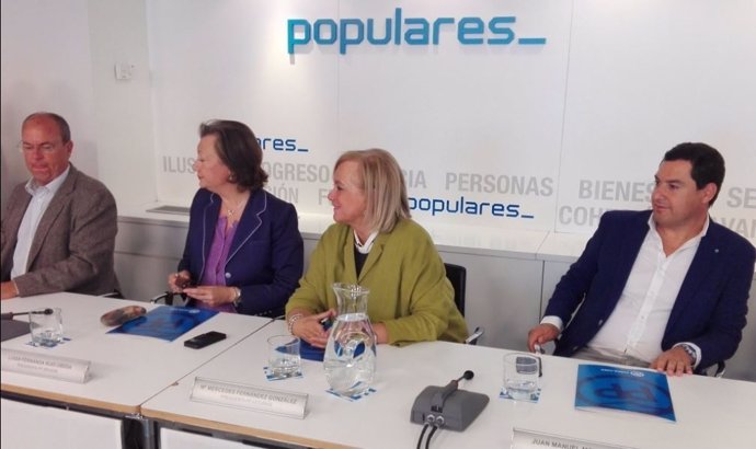 La presidenta de PP Asturias Mercedes Fernández, en el Comité Ejecutivo Nacional