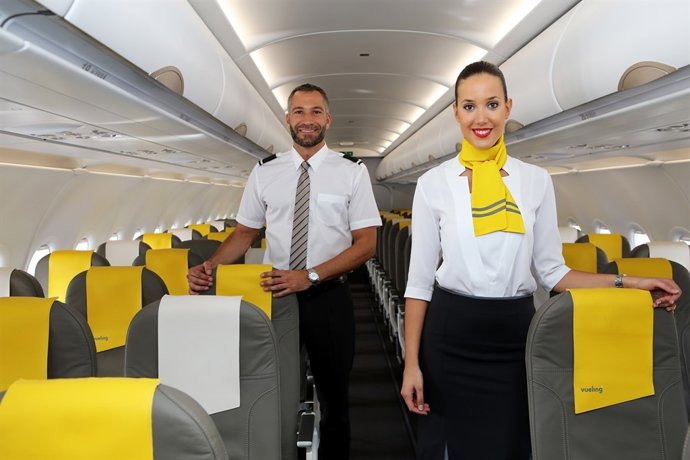 Tripulantes de cabina de Vueling