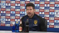 Simeone: "Me iría satisfecho con pasar a la final"