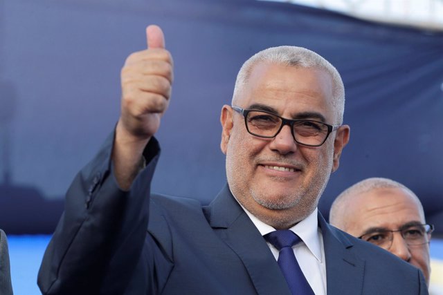 El líder del PDJ y primer ministro de Marruecos, Abdelilá Benkirán