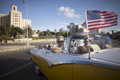 Turista estadounidense en cuba