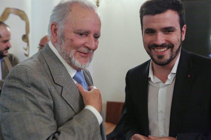 Julio Anguita y Alberto Garzón