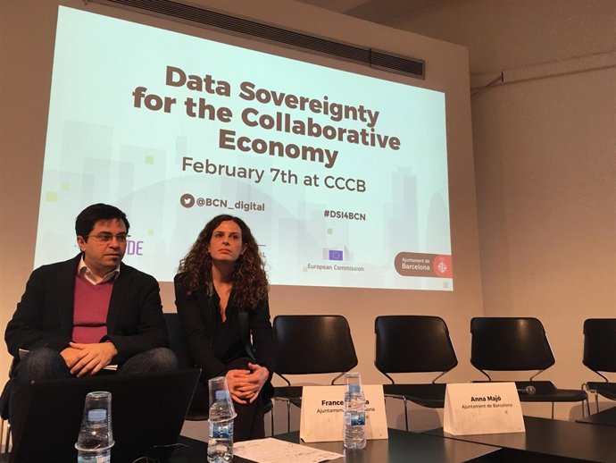 Gerardo Pisarello y Francesca Bria