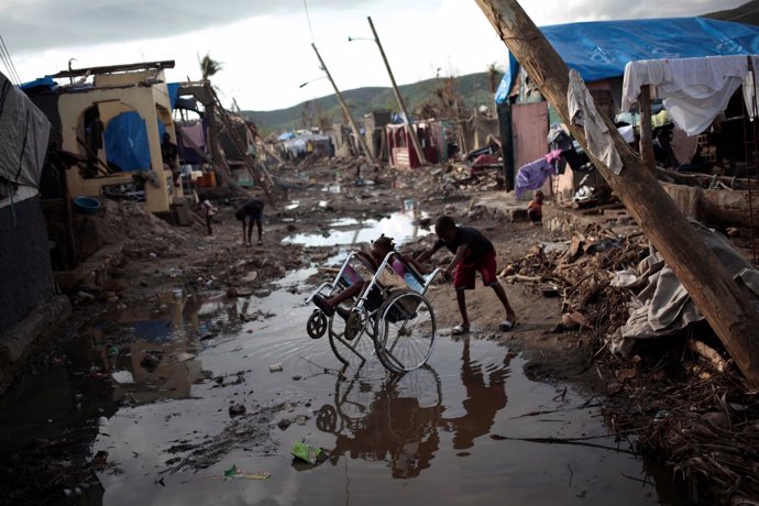 Daños causados por el huracán 'Matthew' en Haití