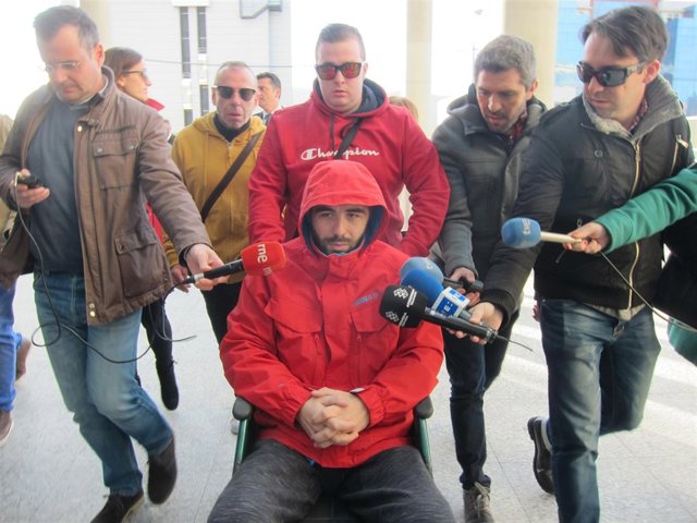 Imagen de Andrés M., víctima de la agresión