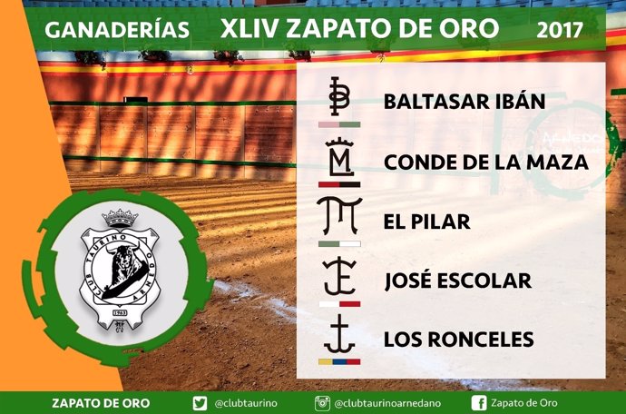 Ganaderías del 'Zapato de Oro' 2017