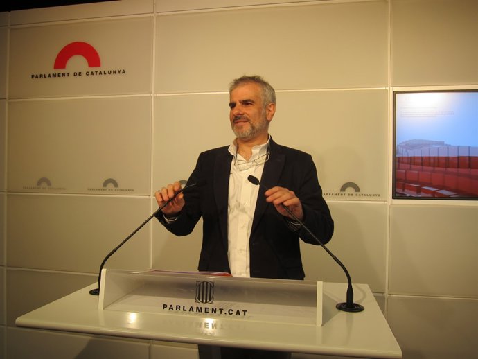 El portaveu de Cs en el Parlament, Carlos Carrizosa