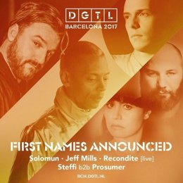 Cartell amb els primers artistes confirmats de DGTL Barcelona 2017