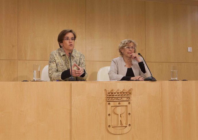 Manuela Carmena y Purificación Causapié