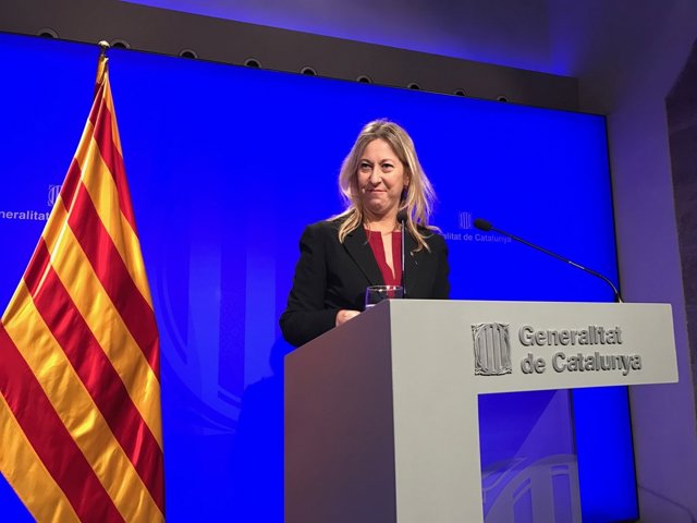 La portaveu del Govern, Neus Munté