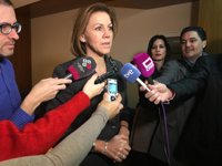 Cospedal contrapone la "estabilidad" del congreso del PP al de Podemos, al que compara con el "ejército de Pancho Villa"