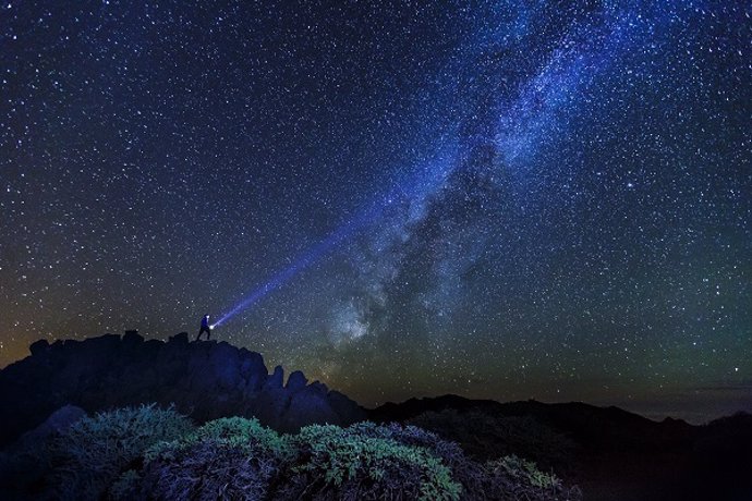 Cielo nocturno de La Palma