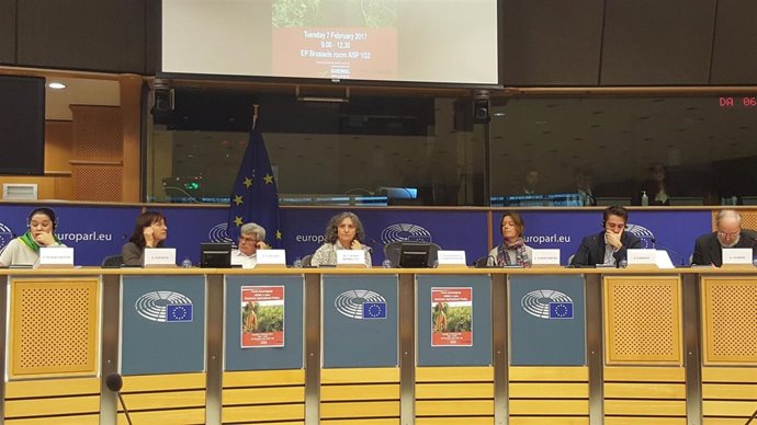 Senra y Vilalba, con otros ponentes de la jornada sobre soberanía alimentaria