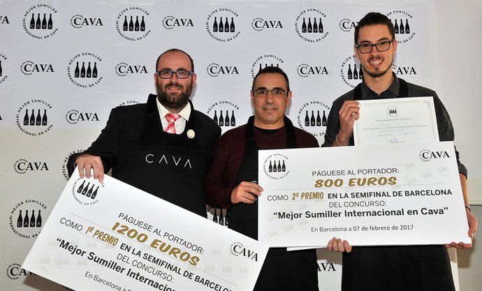 Ganadores Cataluña y Andorra 'Mejor Sumiller Internacional en Cava'