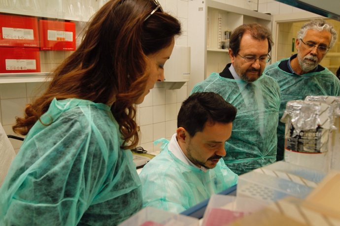 Visita del CSIC y el Ministerio a Baleares por la 'Xylella fastidiosa'