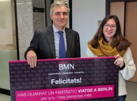 Las estudiantes de la UIB Llúcia Ramis y Bàrbara Font ganan los viajes a Berlín de BMN-Sa Nostra