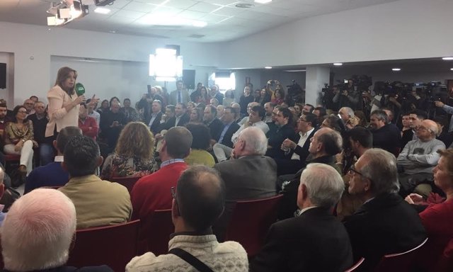 La presidenta de la Junta, Susana Díaz, inaugura sede PSOE Huelva.