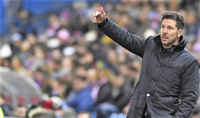 Diego Pablo Simeone, entrenador del Atlético de Madrid