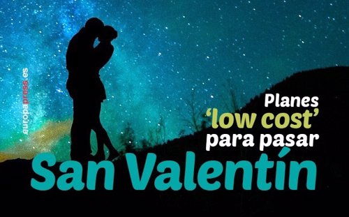 Planes 'low cost' para pasar San Valentín