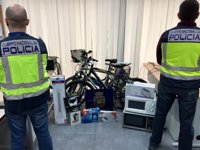 La Policía detiene en Valencia a un okupa con bicicletas robadas valoradas en 8.000€