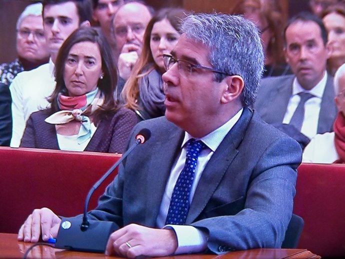 Francesc Homs declara com a testimoni en el judici a Artur Mas pel 9N 