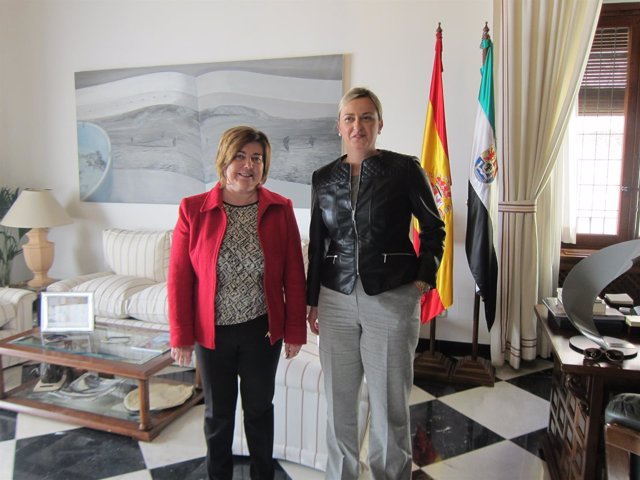 Rosario Cordero y Blanca Martín se han reunido en Cáceres                    