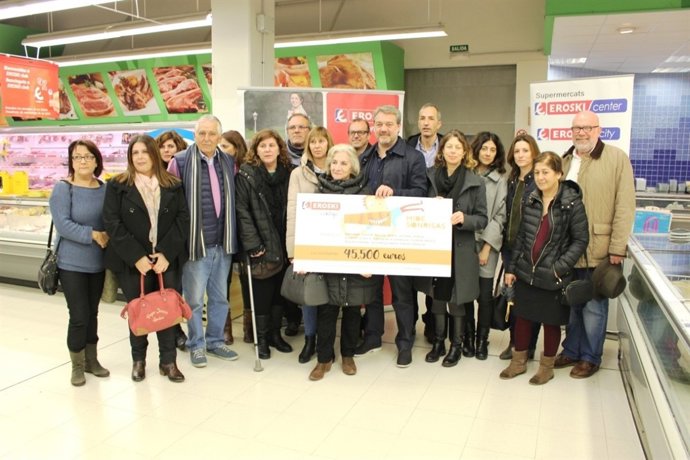 Entrega cheque Eroski