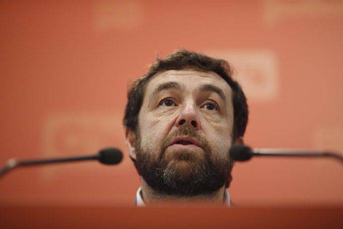 Rueda de prensa de Miguel Gutiérrez en la sede de Ciudadanos