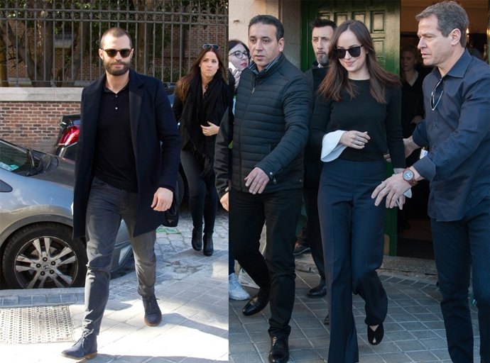 Jamie dornan y dakota johnson