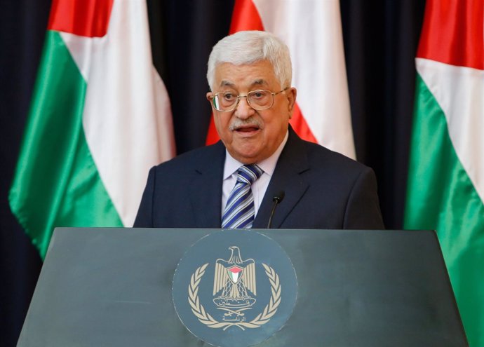 El presidente de la Autoridad Palestina, Mahmud Abbas