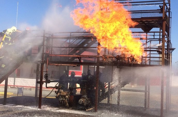 Actuaciones de formación de bomberos