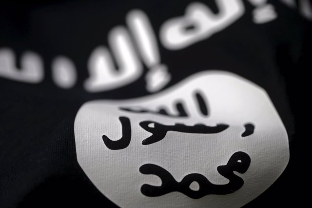 Ilustración de la bandera de Estado Islámico