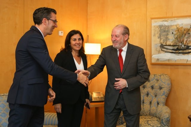 Reunión con los directivos de Telefónica.