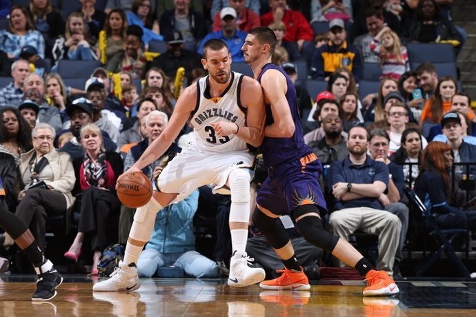 Marc Gasol en el Memphis Grizzlies - Phoenix Suns