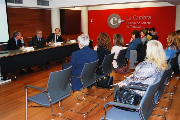 La jornada de mediació a la seu de la Càmera de Terrassa 