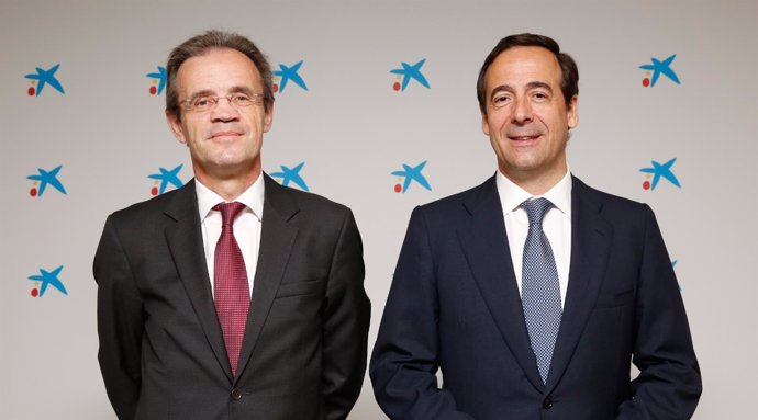 Jordi Gual y Gonzalo Gortázar (CaixaBank)