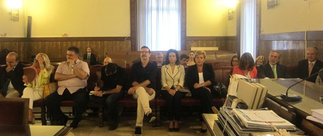 Banc dels acusats en la peça de Gürtel sobre Fitur