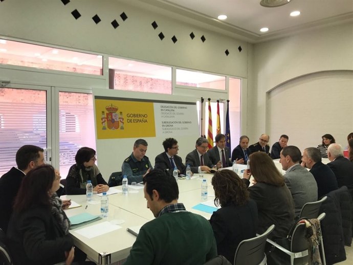 El delegat del Govern espanyol a Catalunya, Enric Millo, en una reunió a Girona