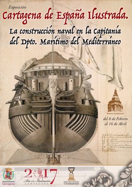 Carteles de la exposición sobre la Cartagena en la Ilustración