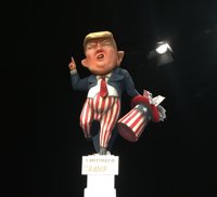 Donald Trump protagoniza el 'Meco' del carnaval de Santiago