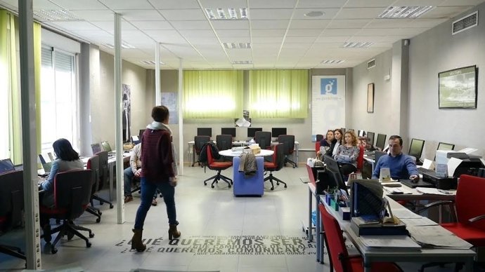 Uno de los talleres de Guadalinfo