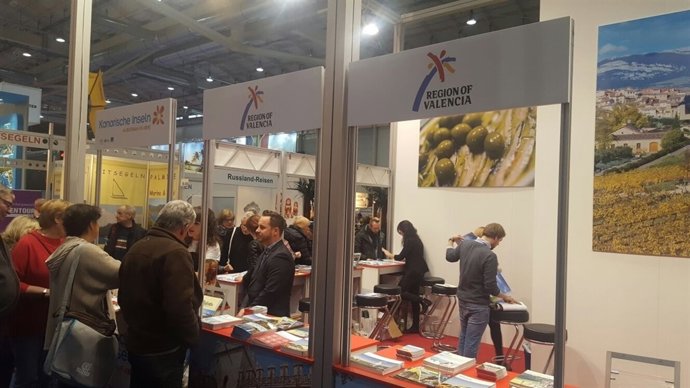 Stand de la Comunitat en la feria turística alemana de Hamburgo
