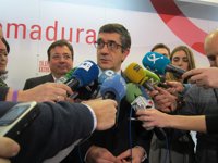 Patxi López recalca que llegará "hasta el final" con su candidatura a las primarias del PSOE